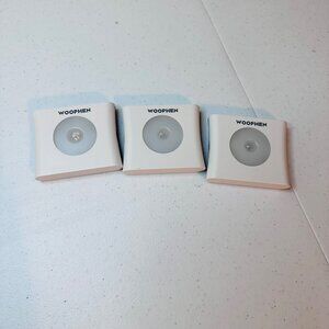 3 pack Motion Sensor LED Night Light With Adhesive Back Qty 3 Motion Lights